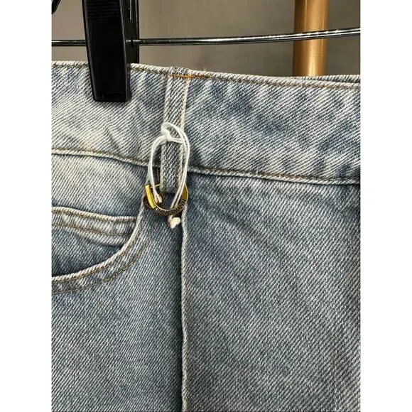 Zimmermann Wide-Leg Flared Jeans in Sea Foam Size 26 $595 - Picture 6 of 12